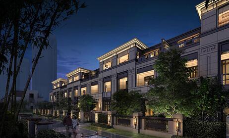 小區(qū)夜景亮化工程，拓展小區(qū)夜間休閑空間！