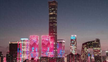 辦公大樓夜景亮化，讓建筑在夜景中脫穎而出！