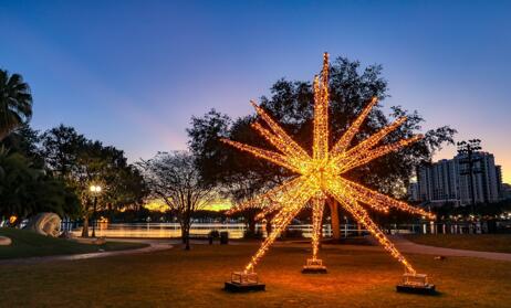公園景觀亮化，營造溫馨舒適的夜間游園環(huán)境！